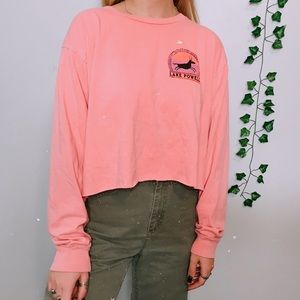 lake powell cropped pullover